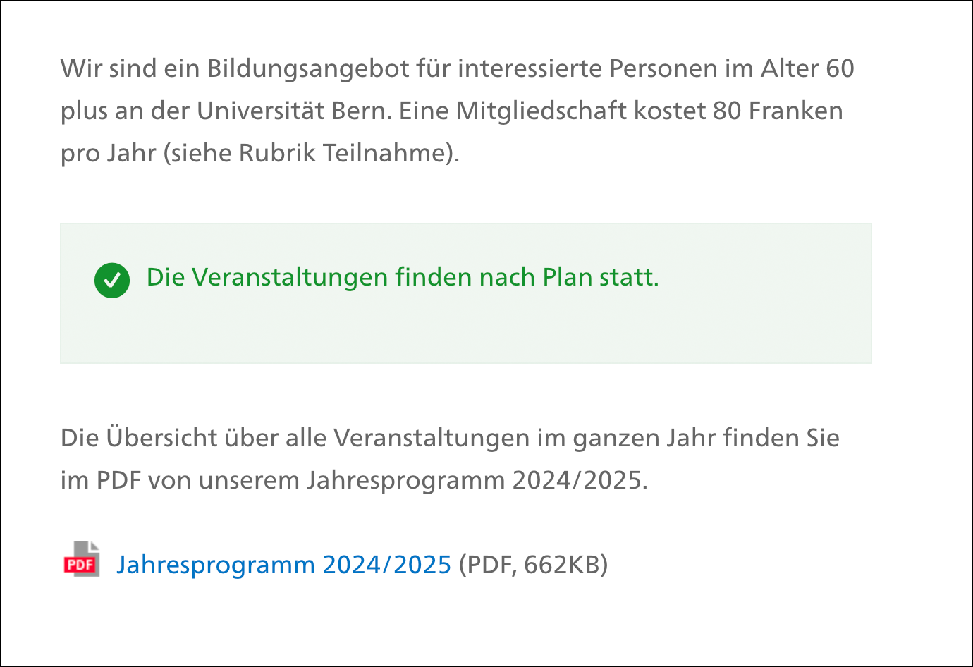 Beispiel einer Hinweis-Box