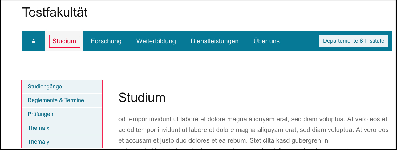 Die Darstellung in der Live-Ansicht
