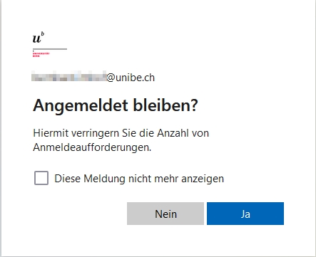 ZMS5 Login Abfrage "Angemeldet bleiben?"